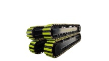 Hot Sale Steel Crawler chassis Steel Track undercarriage with track rubber pads for protect the road for drilling rig machines1