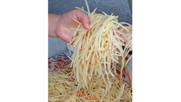 Carrot crushing machine