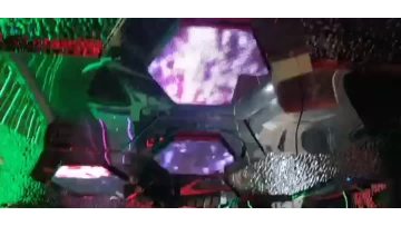 hexagon led  display (3)