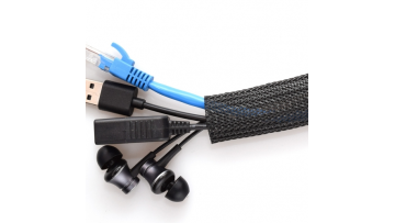 Nylon braided cable sleeve