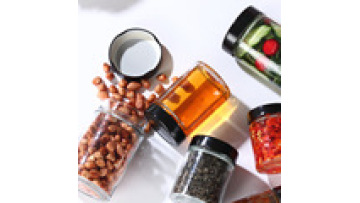 Wholesale 150ml/220ml/280ml/500ml Hexagonal Clear Glass Bottle With Screw Metal Lid For Pickles Honey Bottle Food Packaging1