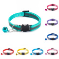 18 Colors Cats Bells Collars Adjustable Nylon Buckles Fashion Reflective Pet Collar Cat Head Pattern Supplies For Accessories