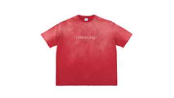 High Quality Heavy Cotton Oversized Boxy Drop Shoulder Acid Wash Tshirt with Embroidery Logo1