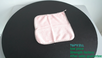 Topwill Coral Fleece Velvet Double-sided Absorbent Cloth Thickened Non-shedding Non-greasy Dishtowel Kitchen Towel Dishwashing1