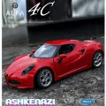 WELLY 1:24 Alfa Romeo 4c car alloy car model simulation car decoration collection gift toy Die casting model boy