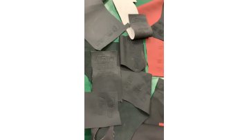 Leather embossing display