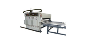 semi automatic chain feeding 2 color corrugated carton flexo printing slotting machine1