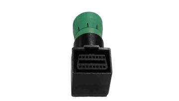 Right Angle J1939 Male to OBD2 Female Adapter