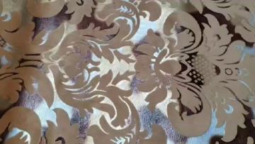 sofa upholstery foil velvet fabric