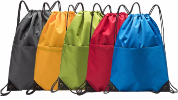 Sports Waterproof Oxford Backpack Small Drawstring Backpack with Customized Logo1