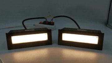 3W 6W LED outdoor recessed step light corner lamp waterproof aluminum wall led mount stair light1
