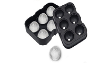 Wholesale Bpa free Silicone ice cube tray for whiskey custom ice cream mold bar Ice Ball Mould with lid1