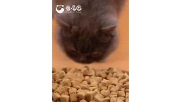 OEM freeze-dried raw meat bone cubes for cat