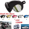 12V Universal Waterproof 130dB Snail Air Motorcycle Horn Siren Loud For Car Van Truck Motorbike ATV Scooter