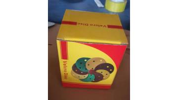 4inch velcro disc packing box