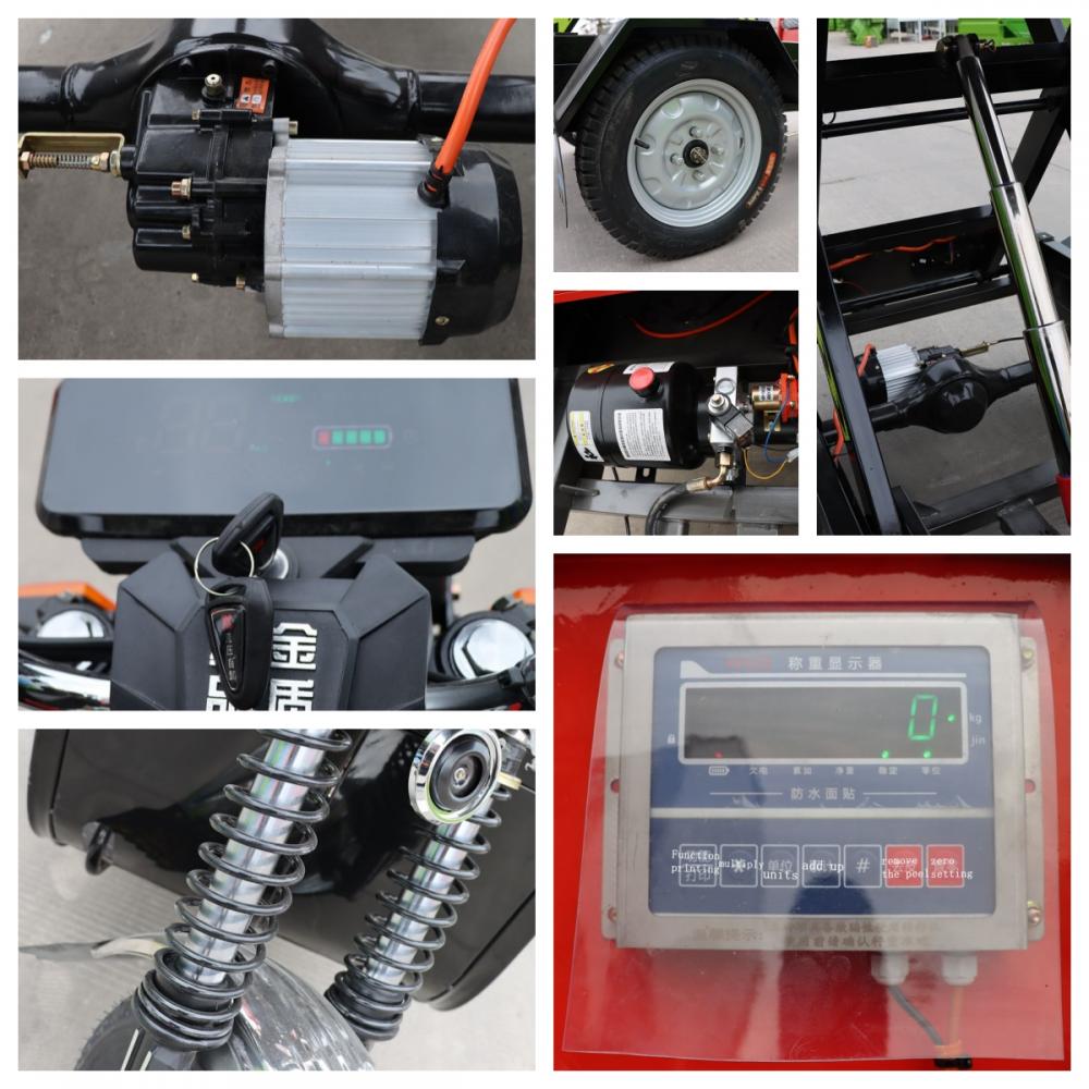 Elevating platform tricycle