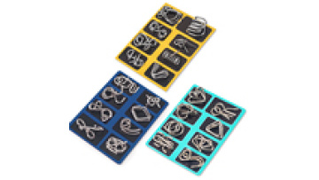 Luban Lock Puzzle Toy: Nine Link Smart Buckle Set with Eight Pieces1