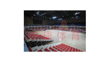 FIBA Approved Indoor Stadium Telescopic Bleacher  Stadium Chair Seating System1