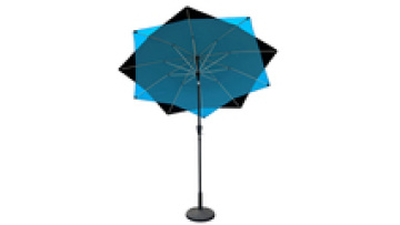 Wholesale Outdoor Sunshade Patio Umbrella Double-layered Top Beach Lotus Leaf Umbrella1