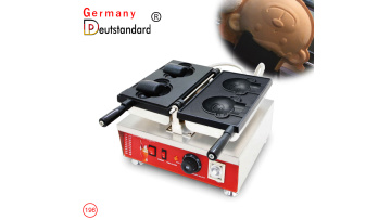 open mouth cone ice cream machine