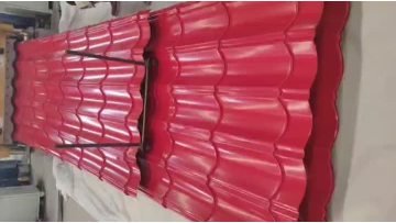 Red corrugated board processing