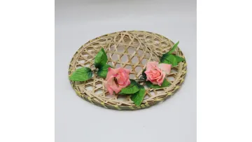 Bamboo Conical Hat / Kids Bamboo Dance Hat1