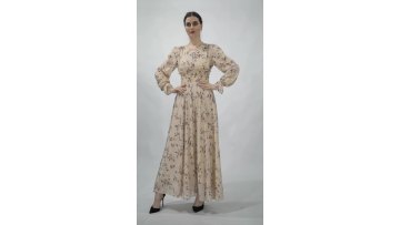 New Design eid dresses muslim women abaya chiffon abaya dubai women kaftan muslim abaya1