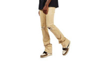 High Quality Mens Plus Sizes Men Straight Leg Heavy Jeans Zipped Embroidery Patch Jeans1