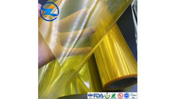 High quality yellow PVC translucent film