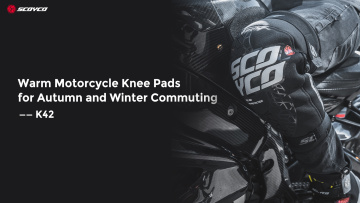 Warm Motorcycle Knee Pads for Autumn and Winter Commuting - K42