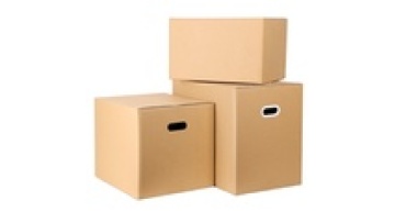 Post Logistics Express Packaging Box Large Size Punched Packing Carton Corrugated Board Shoes & Clothing Recyclable JF Accept1