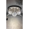 Modern Chandelier lighting low ceiling beads chain luxury lighting crystal chandelier for hotel living room