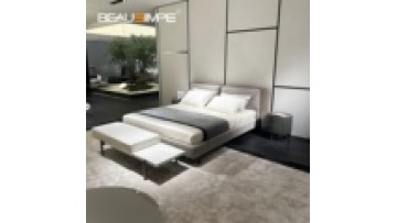 Minimalist Bed Frame King Super Bed Frame DoubleMinimal Queen Best Custom Tatlin Italian Sets High-end Bedroom Modern Design Bed1