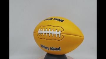 Pu Leather Wholesale custom logo official size 6 american football balls for training practice1