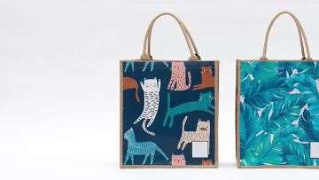 Extra large Mom jute bag