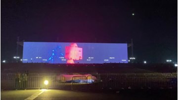 LED Mesh Screen M6-P100mm Bangladesh case