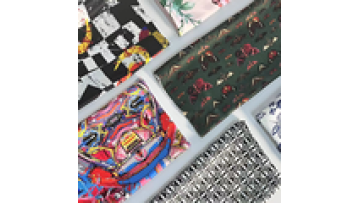 Hot Sale 100% Polyester Digital Printed Satin Fabric Silky For Dress1