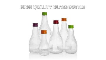 Beverage glass bottle