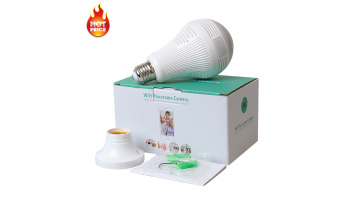 Amazon Hot Sale V380 360 Panoramic CCTV 2MP Wifi IP Camera Light Bulb Camera 1080P1