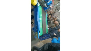 Rubber mixing film cold extraction line