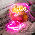 LED Neon Light Sign USB Powered Led Decorative Lamps Neones Sign Panel Holiday Christmas Party Wedding Home Wall Decoration