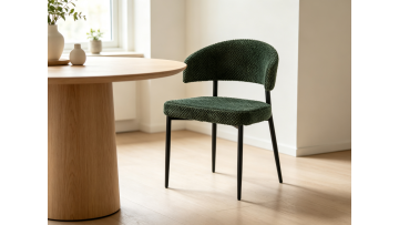 stylish fabric chair with metal legs BR-DC9708