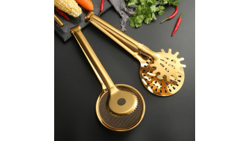 Creative Golden Steak Clip
