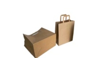 Chinese food grade kraft paper bag takeaway catering baking burger oil proof doggy bag bread barbecue refrigerator storage bag1