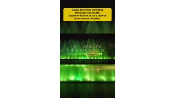 Adjustable spec project options covering small‑scale landscape fountains and large‑scale grand water‑show turn‑key delivery