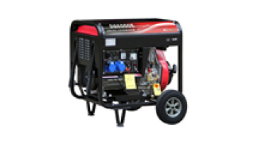 Hot sale 5KW open type diesel generator with 10inch wheel and armrest1