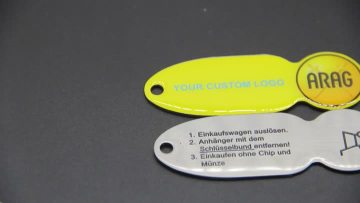 Printing trolley coin