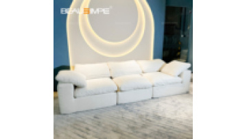 Nordic new sale modular fabric couch living room sofas velvet  l shape corner office lazy recliner 3 seater Compression sofa1