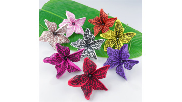 KN-hf021B-GY plumeria hair pick