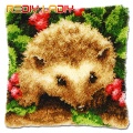 Latch Hook Cushion Kit Animals Pillow Case Crochet Hobby & Crafts DIY Yarn for Embroidery Art Cushion Cover Owl Sofa Bed Pillows
